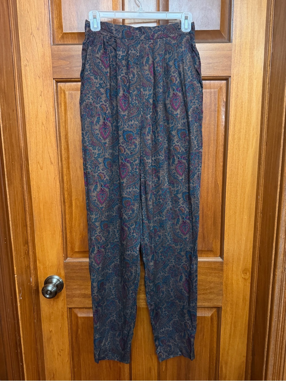 Portraits By Northern Isles Pants Paisley Print Size 8